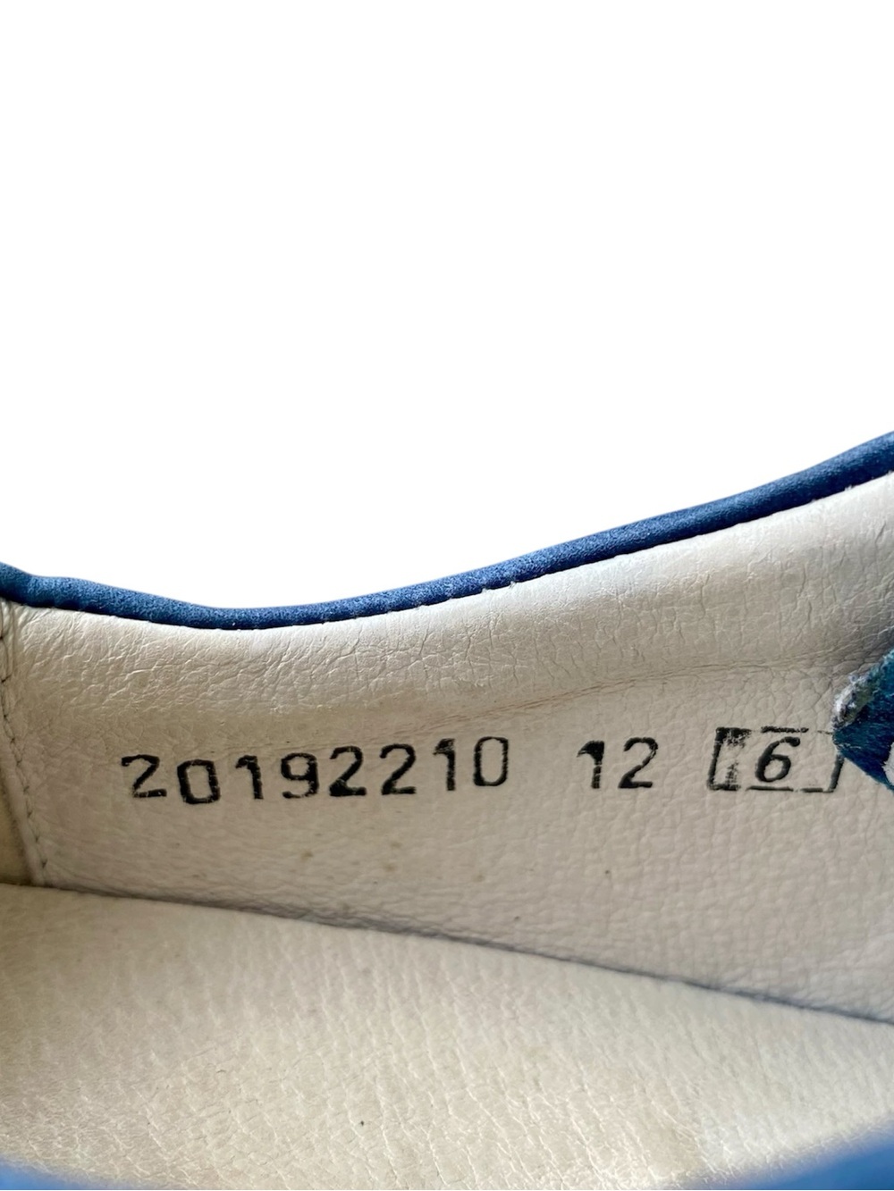 WALDLAUFER Jasmine Henni Shoe Sneakers Suede Blue White Women Size 6 - Picture 11 of 11